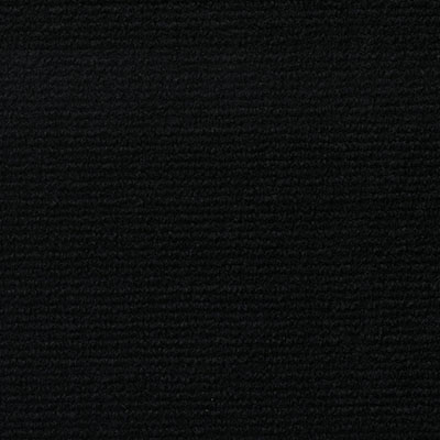 Alfombra Velour Negra Rizada