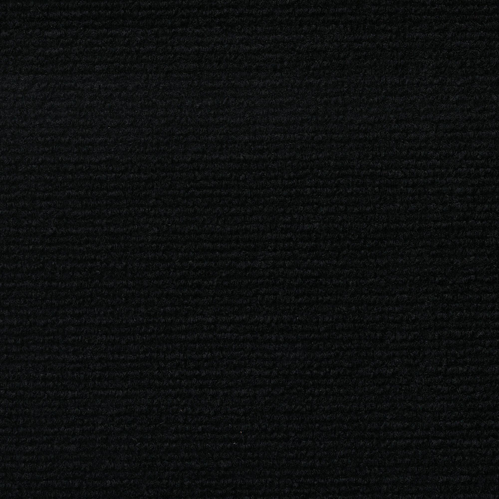 Alfombra Velour Negra Rizada